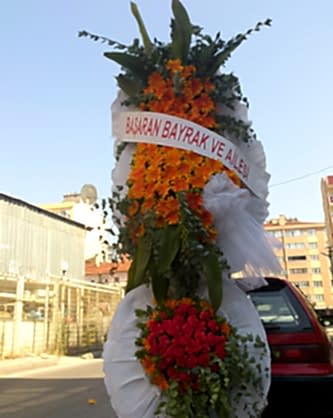 İki Göbekli Açılış Davet Çelenk